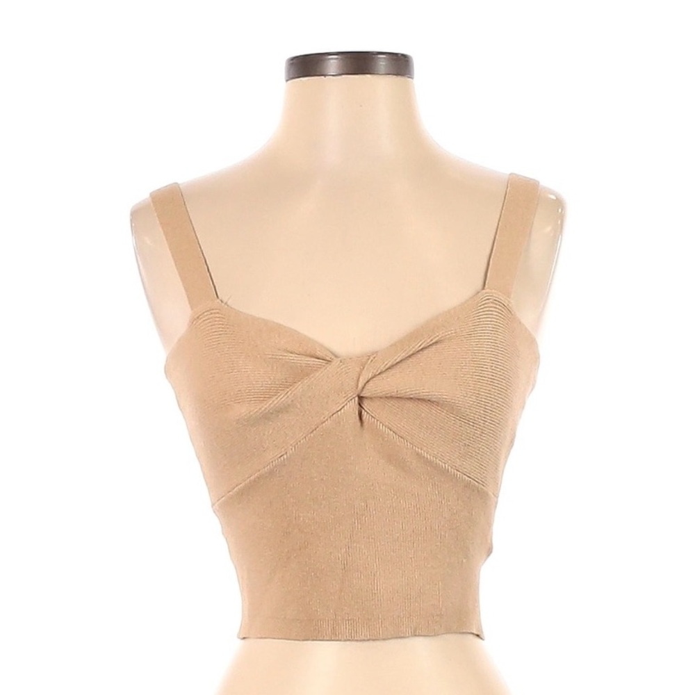 Abercrombie & Fitch Tan Crop Top